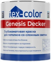 Краска для стен сверхпрочная матовая интерьерная Tex-Color Genesis Starke Farbe 900 мл база 1