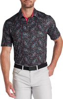 Мужская футболка-поло для гольфа Puma CLOUDSPUN Paisley Golf