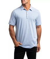 Мужская футболка-поло для гольфа TravisMathew The Zinna, голубой