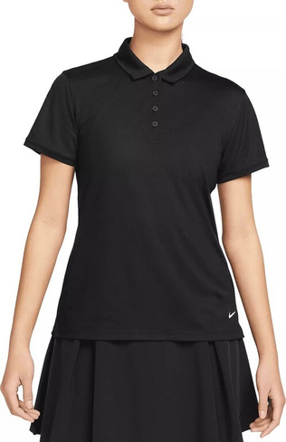 Женская футболка-поло для гольфа Nike Dri-Fit Victory, черный