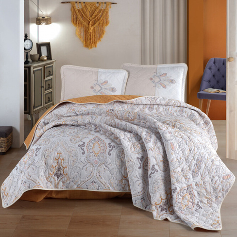 Одеяло-покрывало Aramis цвет: горчичный (180х240 см)