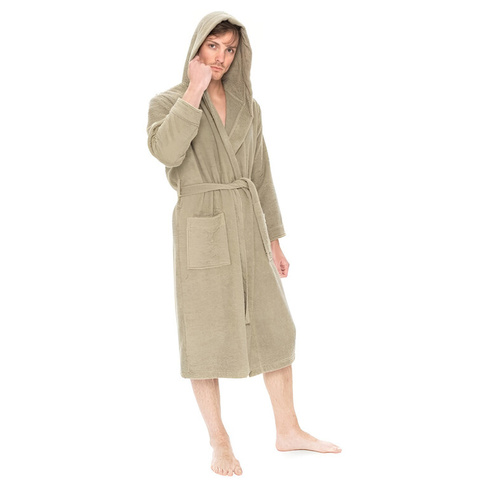 Банный халат Natural цвет: хаки (XL)
