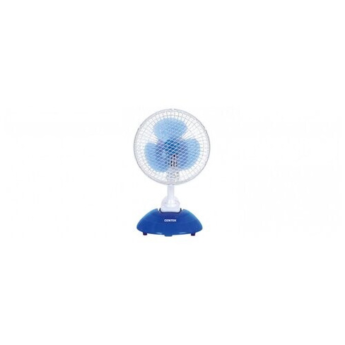 Вентилятор Centek CT-5003 Blue, настольный, 20 Вт, 19 см, клипса, 2 скорости CENTEK