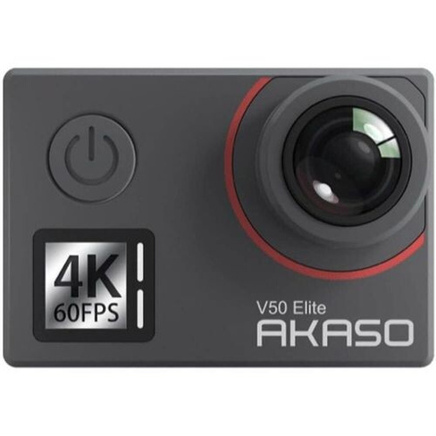 Экшн-камера AKASO V50 Elite (аквабокс), 4K, WiFi, серый [sya0074-gy1]