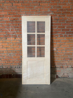 Деревянные двери из массива сосны под стекло Классика ДО