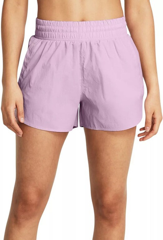 Женские тканые шорты Under Armour с мятой поверхностью шириной 3 дюйма, фиолетовый
