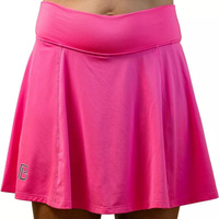 Женская розовая юбка трапециевидного силуэта Pickleball Bella, розовый