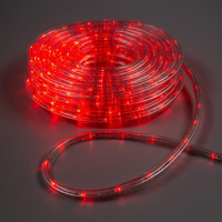 Световой шнур luazon lighting 10 мм, ip65, 20 м, 24 led/м, 220 в, 8 режимов, свечение красное Luazon Lighting
