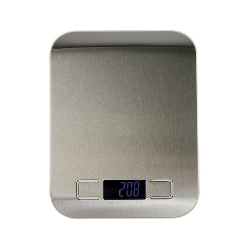 Весы кухонные luazon lve-028, электронные, до 5 кг, металл Luazon