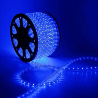 Световой шнур luazon lighting 13 мм, ip65, 100 м, 36 led/м, 220 в, 2w, постоянное свечение, свечение синее Luazon Lighti