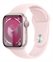 Умные часы Apple Watch Series 9 GPS 41mm Pink Aluminum Case with Light Pink Sport Band MR933 Apple Watch Series 9 GPS 41