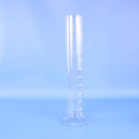 Цилиндр мерный 1-2000-2, 2000 мл, со стеклянным основанием, с носиком, белая шкала, ГОСТ 1770-74