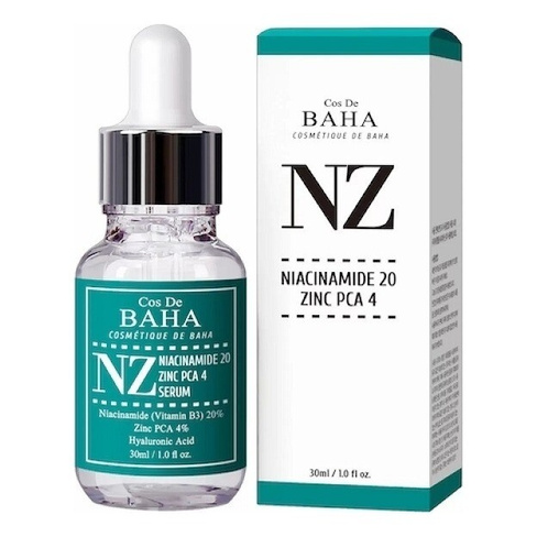 Сыворотка для лица Cos De Baha Niacinamide 20% Zinc PCA 4% (NZ)