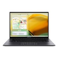 Ноутбук Asus Zenbook 14, 14" 2.8K OLED, 16Гб/512Гб, R7-5825U, AMD Radeon, 90 Гц, чёрный, английская клавиатура