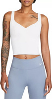 Женский спортивный бюстгальтер с мягкой подкладкой Nike Alate без рукавов, белый