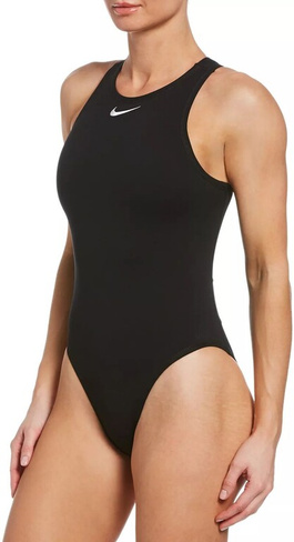 Женский цельный купальник для водного поло Nike, черный