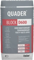 Клей монтажный тонкошовный Dauer Quader Block D 600 40 кг летний