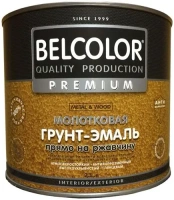 Грунт эмаль по ржавчине молотковая Belcolor Premium АУ 1356 Premium Metal & Wood 1.8 кг светло коричневая