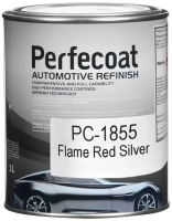 Эмаль базовое покрытие Perfecoat PC 1K 1 л огненно красная серебристая