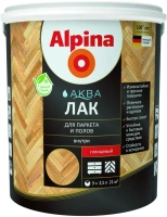 Лак для дерева Alpina Аква 2.5 л глянцевый