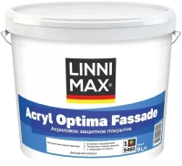 Краска акриловая водно дисперсионная Linnimax Acryl Optima Fassade 9 л