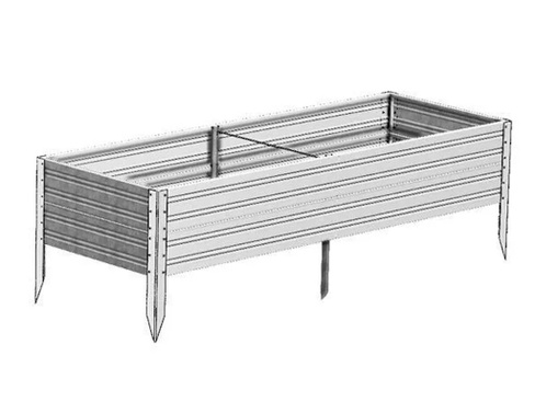 Грядка оцинкованная Премиум h 34 см 2х0,7 м