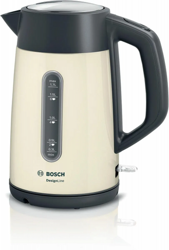 Чайник Bosch TWK4P437, бежевый/черный