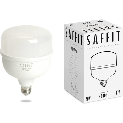 Светодиодная лампа SAFFIT SBHP1050 50W 230V E27-E40 4000K
