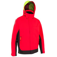 Мужская парусная куртка парусная непромокаемая 500 красная/черная TRIBORD