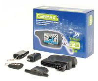 Сигнализация автомобильная CENMAX Автосигнализация Vigilant ST-8A с обратной связью + дистанционный запуск брелок с ЖК д