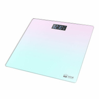 HOME ELEMENT HE-SC906 {new} розово-голубой весы напольные сенсор, встроенный термометр Home Element