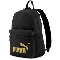 Городской рюкзак PUMA Phase, Black-Golden logo
