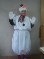 Карнав.костюм - Снеговик / для взрослого