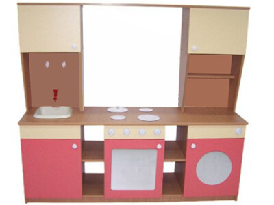 Кухонный гарнитур игровой (с надстройкой)