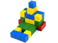 Строительный набор - Цветные кубики (40 шт.)