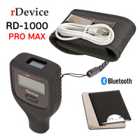 Толщиномер rDevice RD-1000 Pro MAX (max 5мм; bluetooth; цинк; 2 LCD; от -35°С до +50°С) rd1000promax