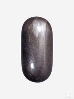 Корунд «Чёрный сапфир», полированная галька 4,5х2,2х1 см (119 ct)