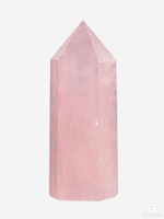 Розовый кварц в форме кристалла, 6-7 см (60-70 г)
