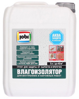 JOBI грунт влагоизолятор от сырости и протечек для внутренних и наружных работ (5л)